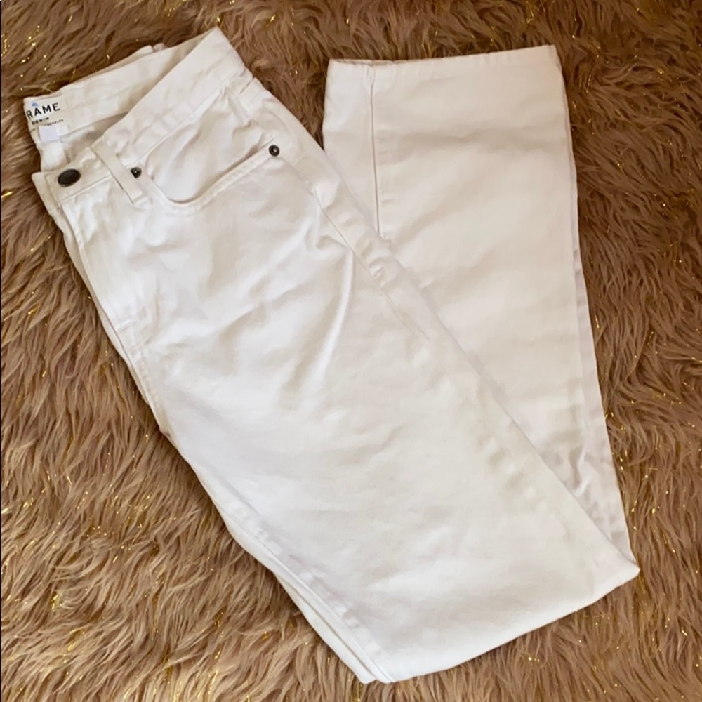 Frame jeans.